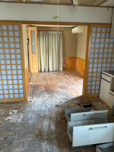 長年使用されていなかった実家の片付け